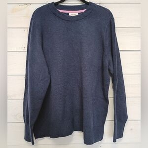 On 34th Women's Navy Blue Sweater